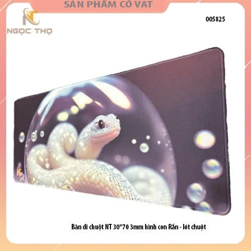 Bàn di chuột NT 30*70 3mm hình con Rắn - lót chuột