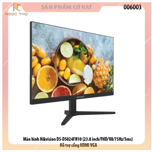 Màn hình Hikvision DS-D5024FN10 (23.8 inch/FHD/VA/75Hz/5ms) - Hàng chính hãng - full vat