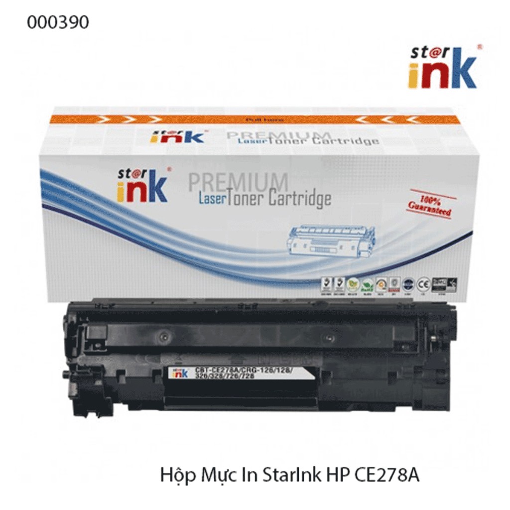 Hộp Mực In dùng HP CE278A / 326 / 328 / 726 / 728 ( Hộp mực 78A ) - Hàng chính hiệu StarInk - Full Vat - Có lỗ đổ mực