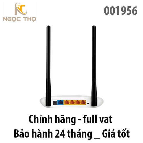 Bộ phát Wi‑Fi TP‑Link TL ‑ WR841N – Chuẩn N 300Mbps – 2 ăng‑ten ngoài –  841 Chính hãng - có hỗ trợ cài đặt - full vat