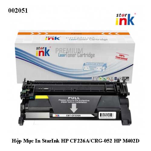 Hộp Mực In 26A / 052 HP M402D / M402n / M402dn / M402dw / M426 có lỗ đổ mực và đổ thải - full vat – Chính hiệu – Starink