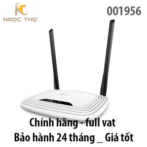 Bộ phát Wi‑Fi TP‑Link TL ‑ WR841N – Chuẩn N 300Mbps – 2 ăng‑ten ngoài –  841 Chính hãng - có hỗ trợ cài đặt - full vat