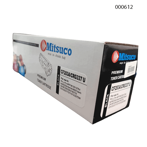 Hộp mực Mitsuco 337 / 83A (CF283A) – Có lỗ đổ & đổ thải – Chính hiệu – Full VAT