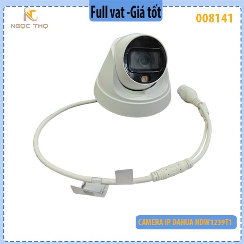 Camera IP Dome Dahua HDW1239T1-LED-S5 2MP – Full Color – POE – Quan Sát Đêm 15m – Mobile App – Hàng Chính Hãng