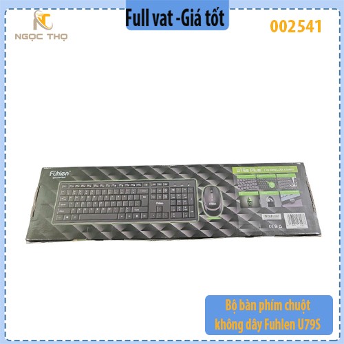 Bộ Bàn Phím & Chuột Không Dây Fuhlen U79S – Chính hãng – Full VAT – BH 24T