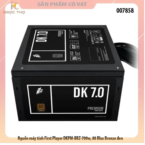 NGUỒN MÁY TÍNH  FIRST PLAYER DKPM-BRZ-700W – CHUẨN 80 PLUS BRONZE – HÀNG CHÍNH HÃNG – FULL VAT