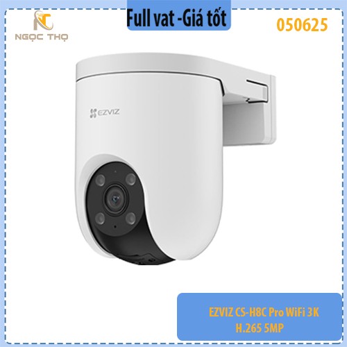 Camera IP WiFi Quay Quét EZVIZ H8C PRO 3K – 5MP – Có Màu Ban Đêm – Cảnh Báo Còi & Đèn – Đàm Thoại 2 Chiều