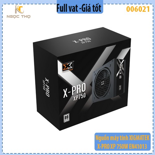 Nguồn máy tính XIGMATEK X-PRO XP750 EN41013 ( Màu đen ) - hàng chính hãng - full vat