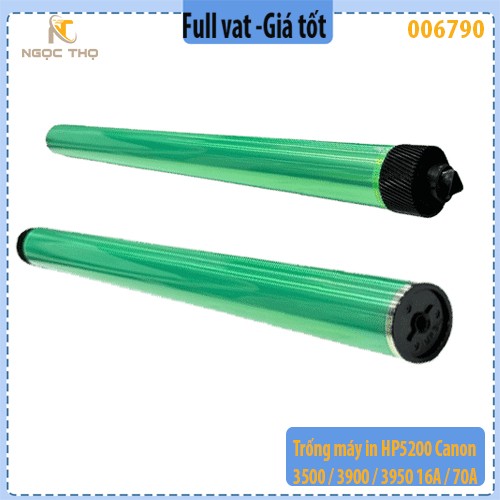 Trống máy in (OPC) HP 5200 / Canon 3500–3900–3950 – Tương thích 16A / 70A / 14A – Black – Full VAT