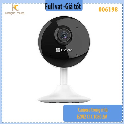Camera Wifi Trong Nhà EZVIZ C1C 1080P – 2MP, H.265, Đàm Thoại 2 Chiều, Hồng Ngoại Ban Đêm – Chính Hãng, Full VAT