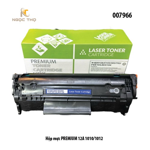 Hộp Mực Premium 12A – Model 12A / 303 / FX9 – Dùng Cho HP 1010 / 1012 / 1015 / 1018 / 1022 / 1022n / 1022nw