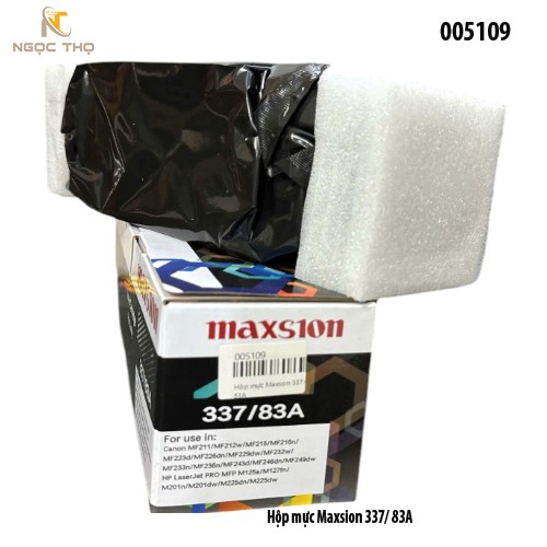 Hộp mực Maxsion 337 / 83A (CF283A) – Có lỗ đổ & đổ thải – Chính hiệu – Full VAT