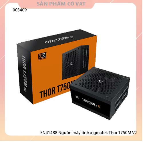 Nguồn máy tính xigmatek EN41488  Thor T750M V2 (750W, Modular, 80Plus Bronze) dây cắm rời - Chính hãng