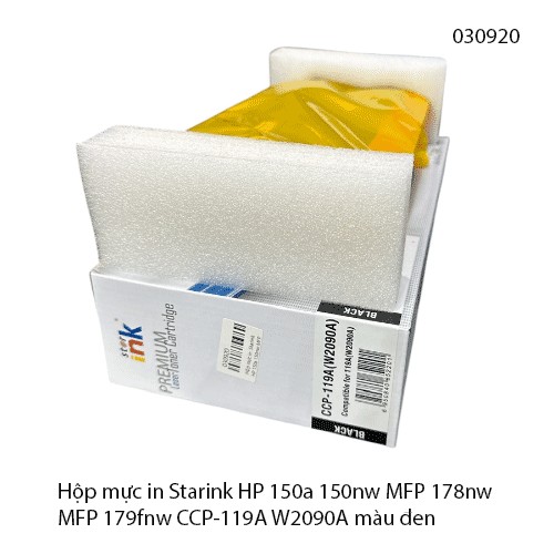 Hộp mực in Starink HP W2090A 119A màu đen – Black (K) dùng cho máy HP 150a 150nw MFP 178nw 179fnw – chính hiệu
