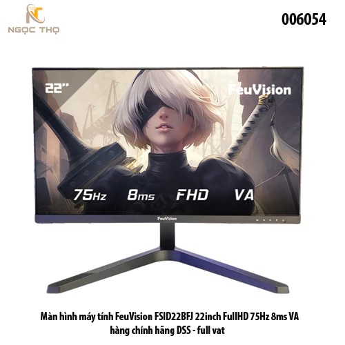 Màn hình máy tính Feuvision FSID22BFJ – 21.45 inch – VA – Full HD – 75Hz – HDMI/VGA – viền mỏng – chính hãng – full VAT