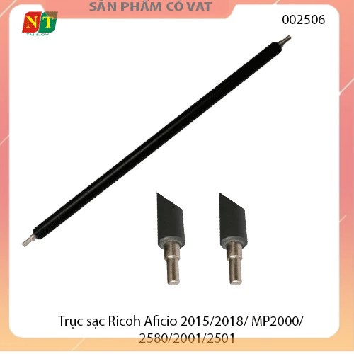 Trục sạc Ricoh Aficio 2015/2018/ MP2000/2580/2001/2501 - Trục cao su Ricoh Aficio 2015