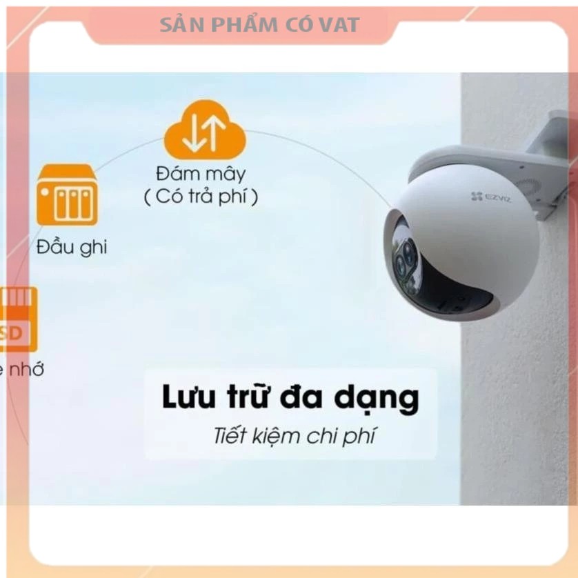 Camera Ngoài Trời EZVIZ C8PF 2MP Zoom 8X, Xoay 360, Ống kính kép - Hàng Chính Hãng - full vat