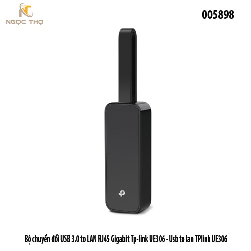 Bộ chuyển đổi USB 3.0 to LAN RJ45 Gigabit TP-Link UE306 – cắm là chạy – chính hãng – full VAT