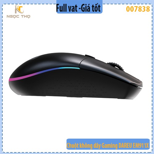 Chuột không dây Gaming DAREU EM911X – Hiệu năng đỉnh, LED RGB, chính hãng, full VAT