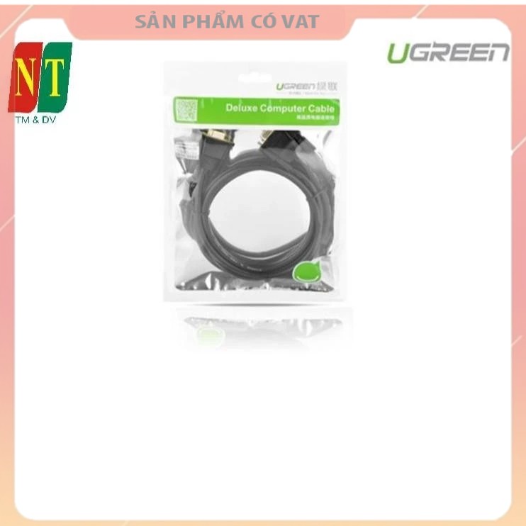 Cáp cổng Com Rs232 9 chân Male sang Com 9 chân Female (9M/9F) dài 2m chính hãng Ugreen 20146 cao cấp