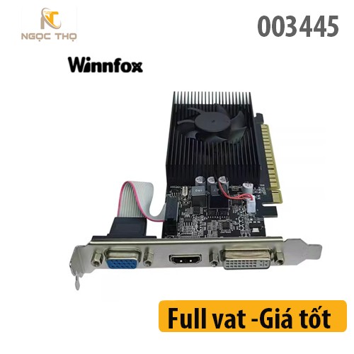 Cạc màn hình Winfox GT730 4GB DDR3 LB - HDMI / VGCạc màn hình VGA Winnfox GT730 4GB DDR3 LB – HDMI / VGA / DVI 24+5