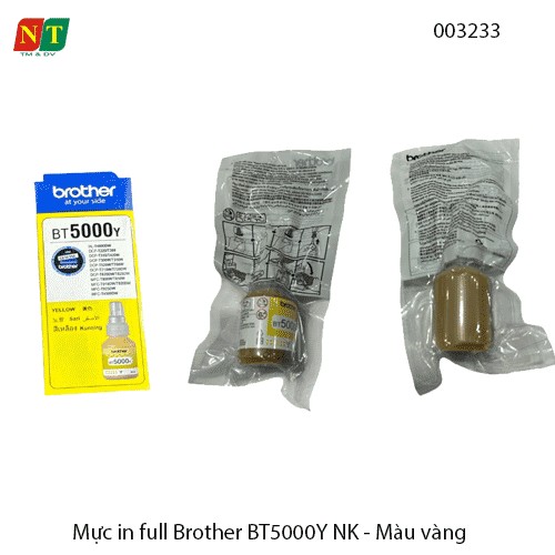 Mực in Brother BT5000Y NK – Màu Vàng – Hàng nhập khẩu – Full VAT