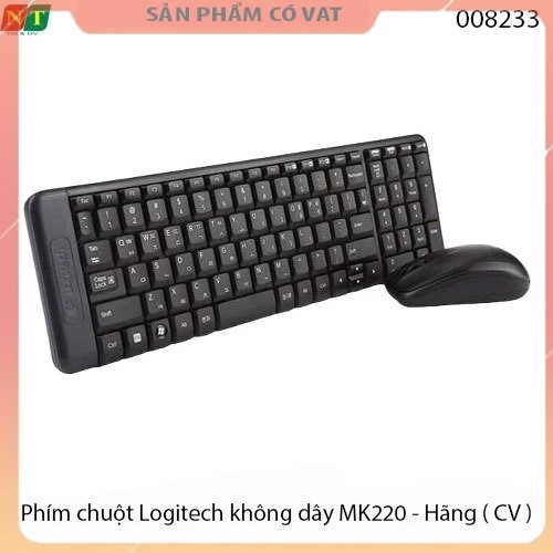 Phím chuột Logitech không dây MK220 - Hàng chính hãng - full vat