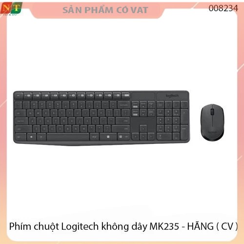 Phím chuột Logitech không dây MK235 - hàng chính hãng - full vat