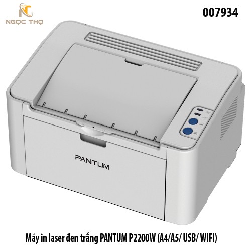 Máy in laser đen trắng Pantum P2200W (A4/A5/A6) – Wi‑Fi + USB, 20 trang/phút – Chính hãng - full vat