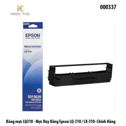 Combo 10 Băng Mực Epson LQ310 / LX-310 – Mực Ruy Băng Máy In Kim - Chính Hãng - Full VAT