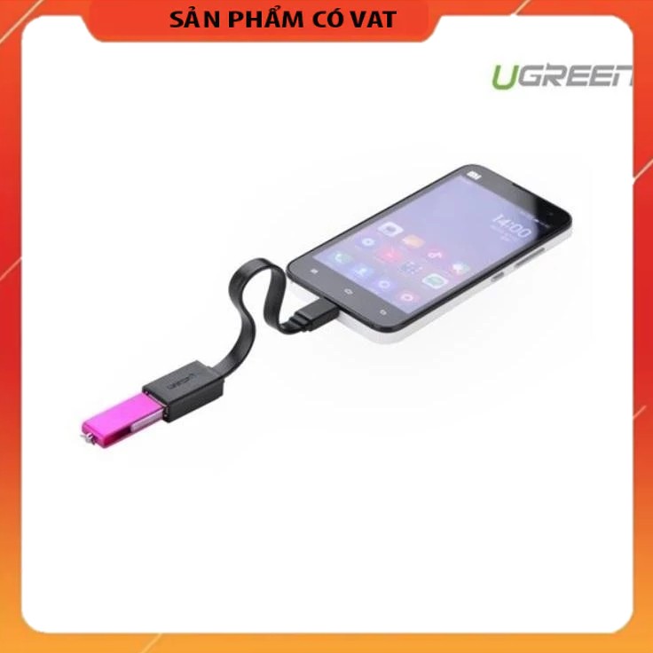 Cáp OTG Micro USB 2.0 chính hãng ugreen 10821