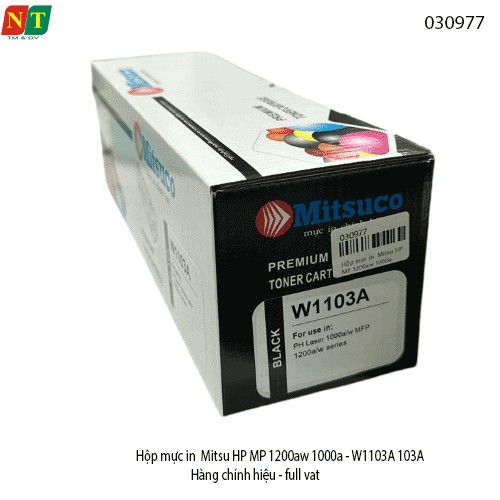 Hộp mực Mitsu HP MP 1200aw / 1000a (W1103A – 103A) – Dùng cho HP Neverstop – Hàng chính hiệu – Full VAT