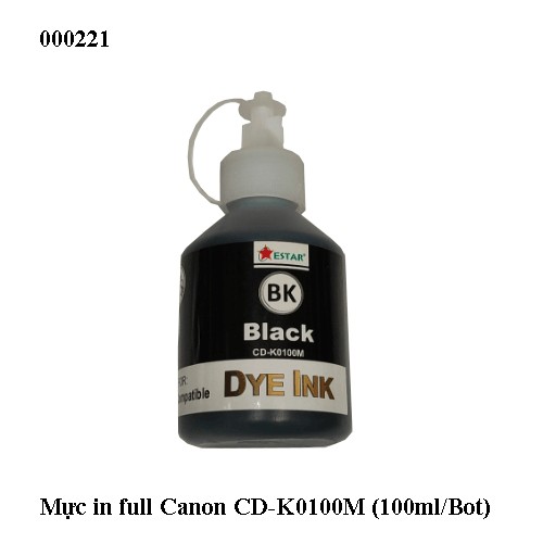 Mực in full Canon CD-K0100M (100ml/Bot) - Mực nước Canon CD-K0100M (100ml/Bot) - màu đen