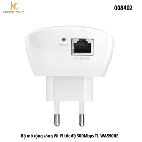 Bộ Mở Rộng Sóng Wi-Fi TP-Link TL-WA850RE – Tốc Độ 300Mbps – Cắm Tường Nhỏ Gọn – Chính Hãng – ( Kích sóng 850re )