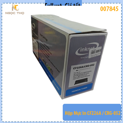 Hộp Mực In 26A / 052 HP M402D / M402n / M402dn / M402dw / M426 có lỗ đổ mực và đổ thải - full vat – Chính hiệu – Inknet