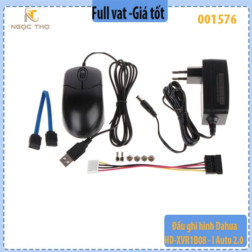 Đầu ghi hình Dahua DH-XVR1B08-I-VN – 8 Kênh – Smart H.265+ – Two-Way Talk – Plug & Play – Hàng Chính Hãng – Full VAT