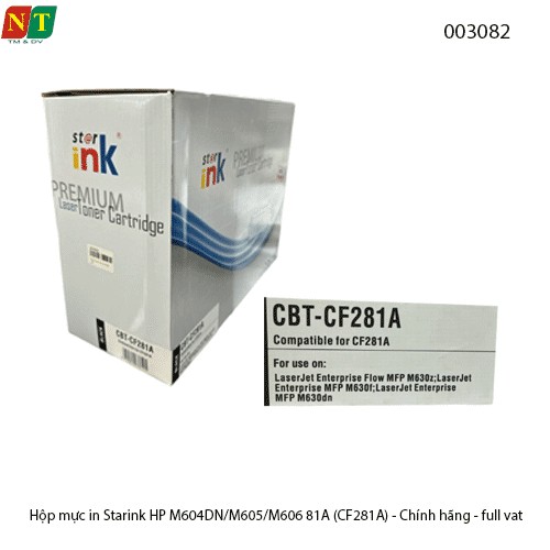 Hộp mực in Starink HP M604DN/M605/M606 81A (CF281A) - Chính hiệu - full vat
