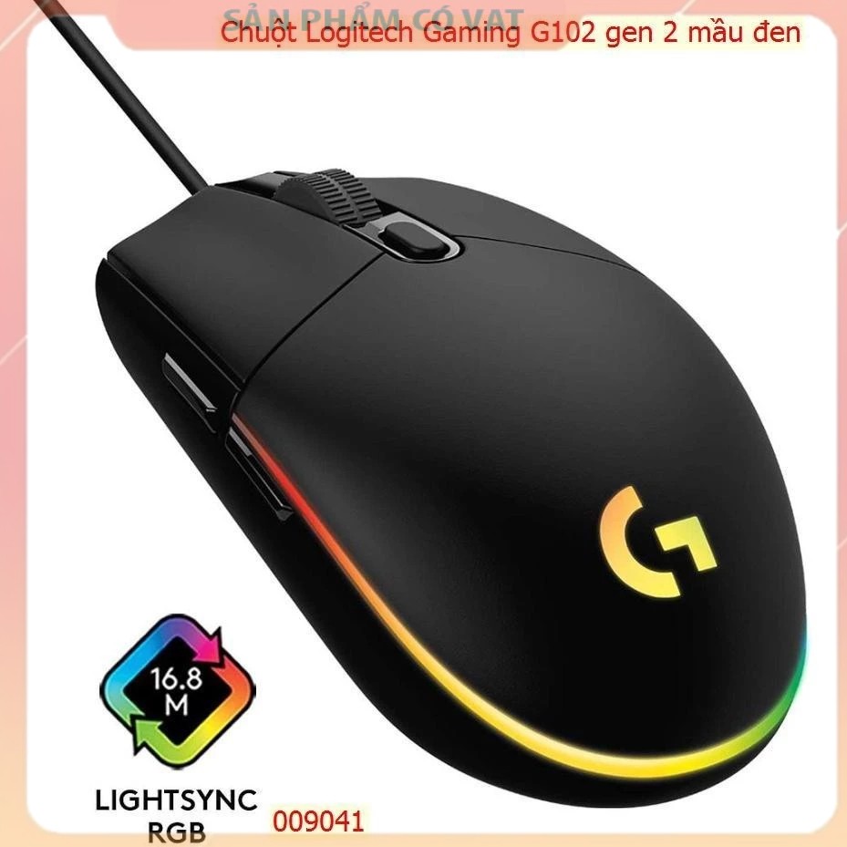 Chuột Logitech Gaming G102 gen 2 mầu đen ( 910-005802) - hàng chính hãng - full vat