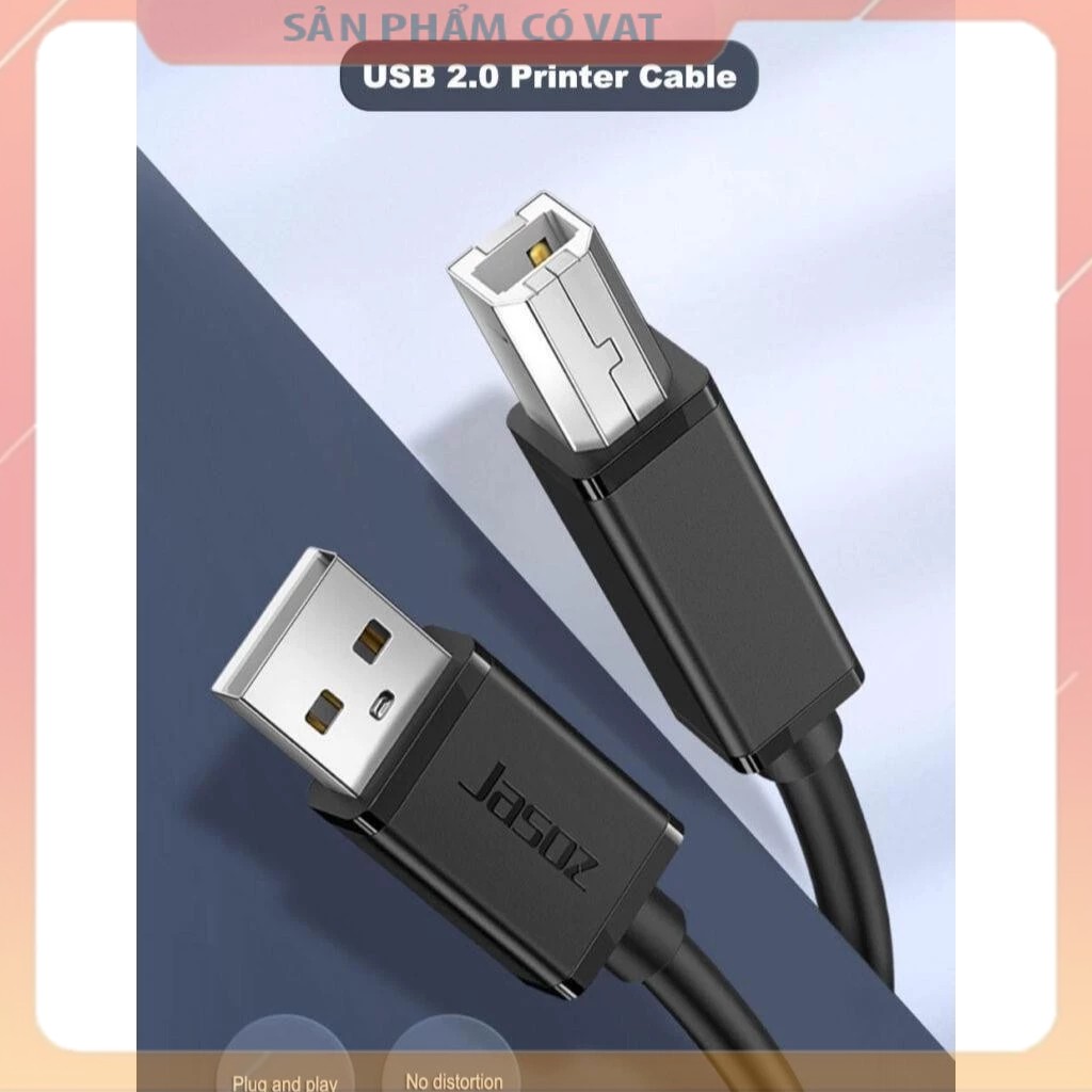Dây USB máy in có IC 15m JASOZ T-D162 Hàng Chính Hãng