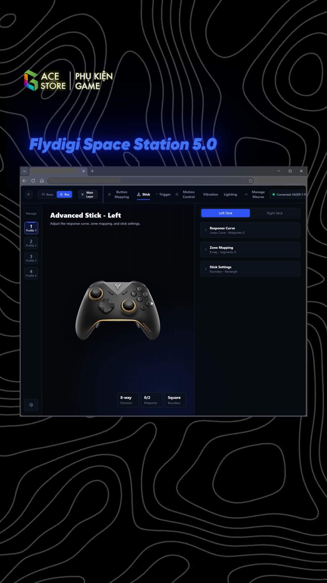 Trải nghiệm Flydigi Space Station 5.0 — Giao diện web mới thay thế app truyền thống - hình 5