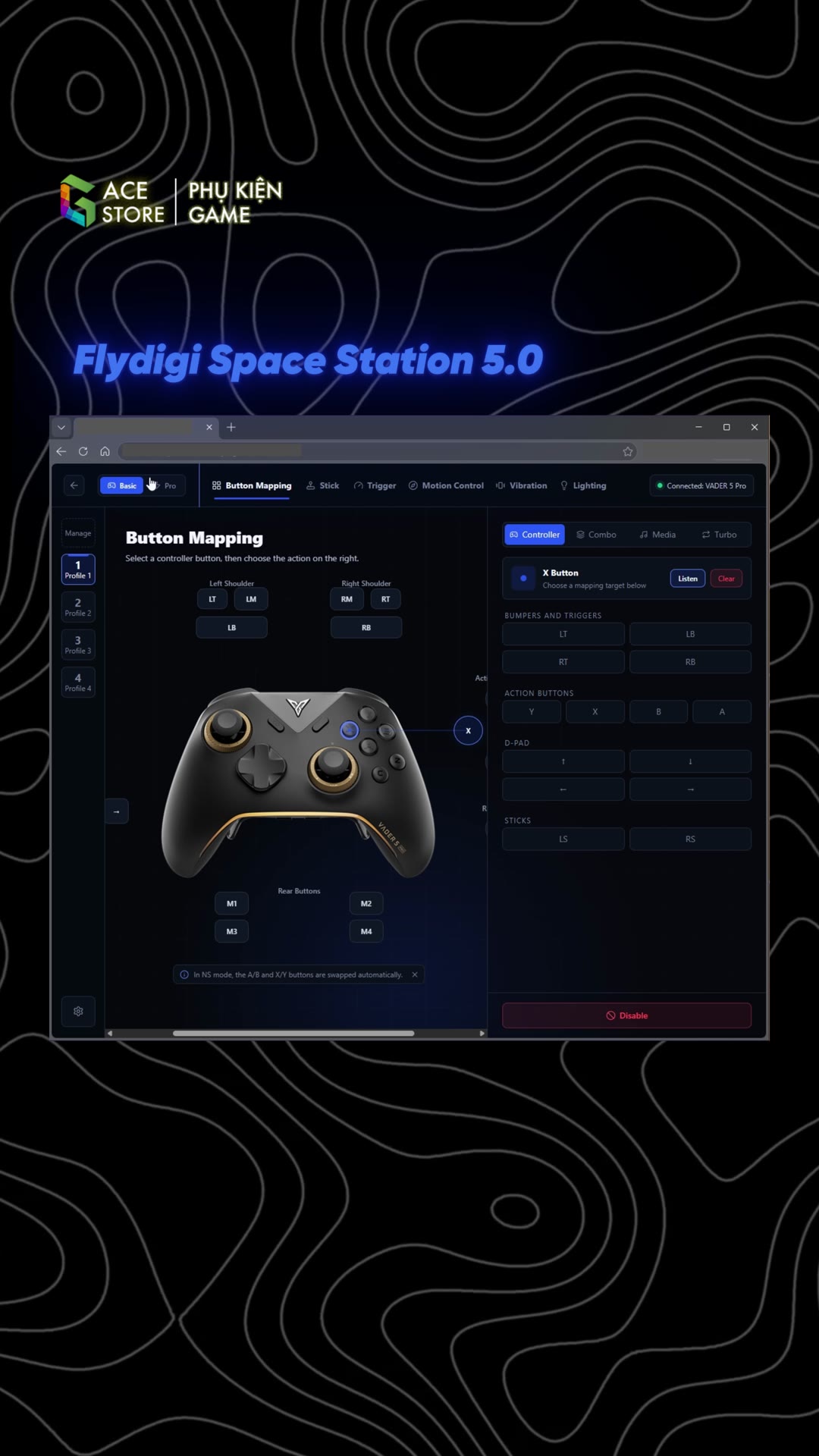 Trải nghiệm Flydigi Space Station 5.0 — Giao diện web mới thay thế app truyền thống - hình 8