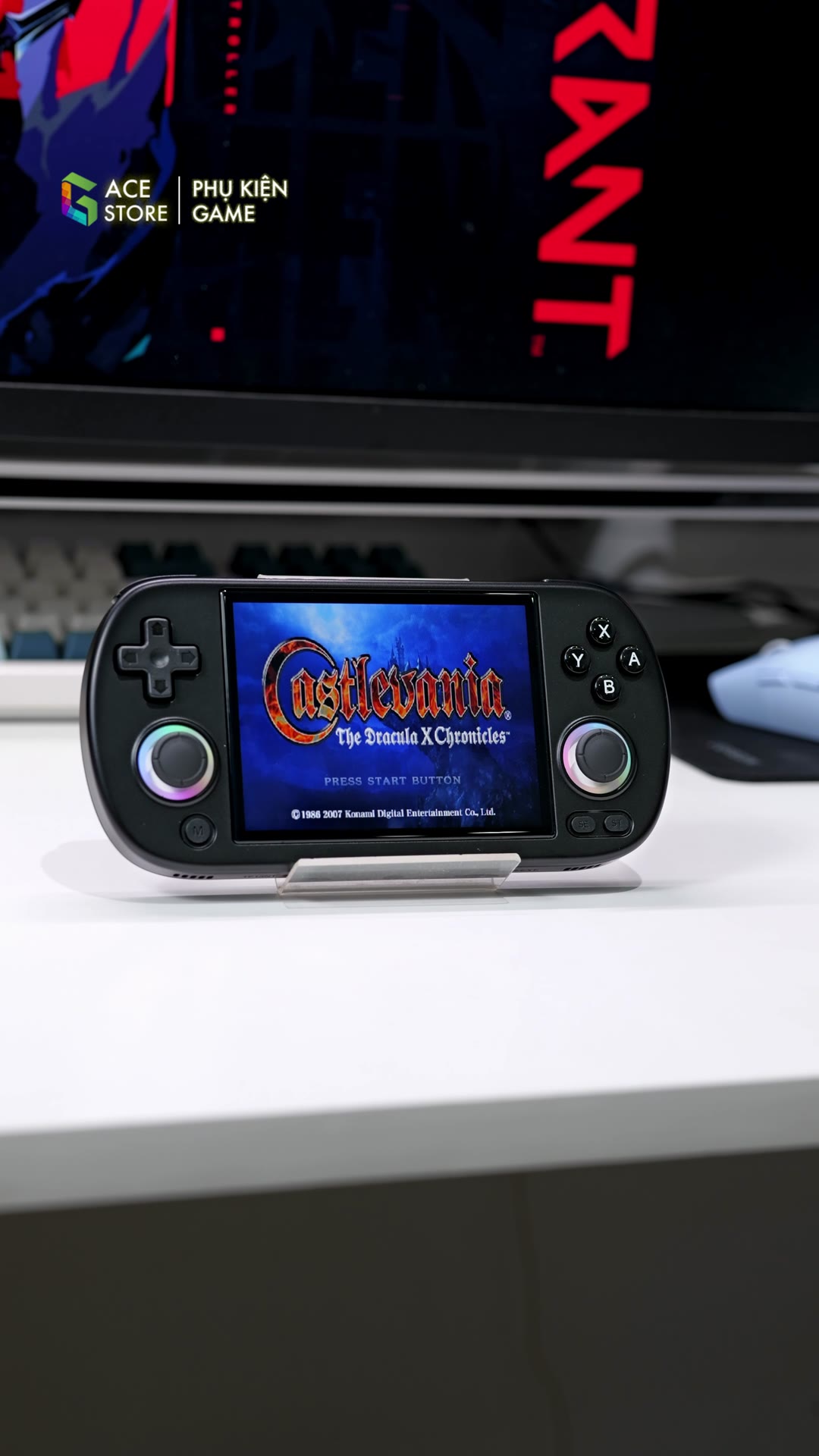 Chơi game đối kháng trên màn hình tivi lớn