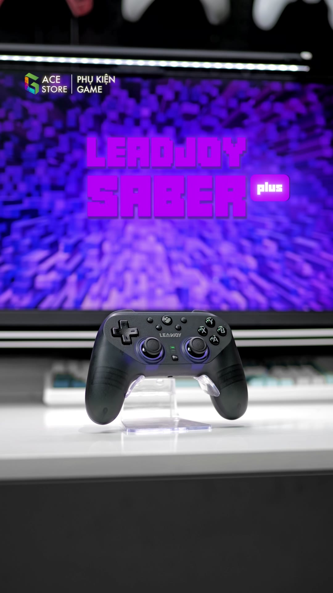 Trên tay Leadjoy Saber Plus – Tay cầm form PS giá rẻ có joystick TMR 1000Hz