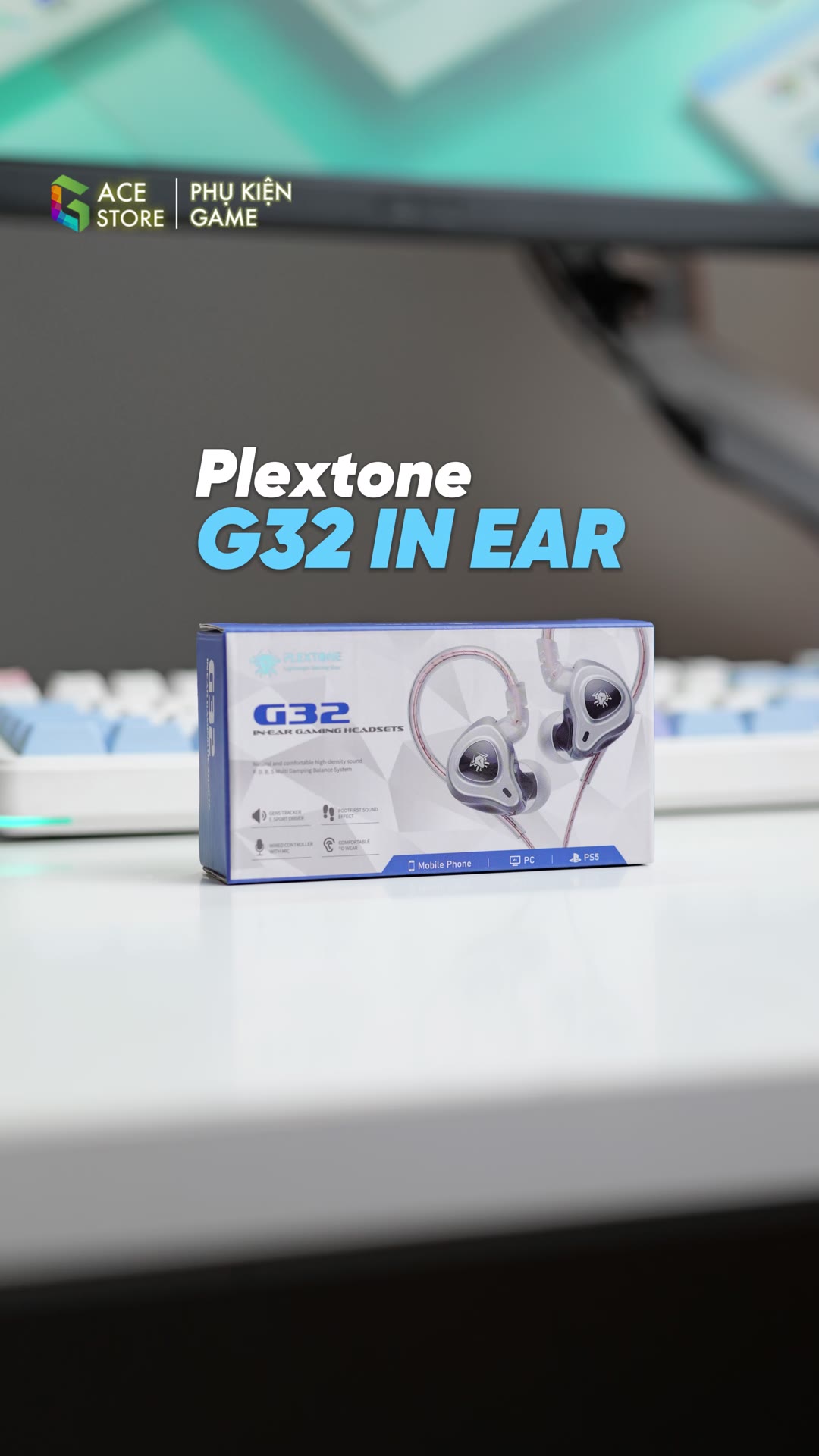 Plextone G32 in-ear đóng hộp