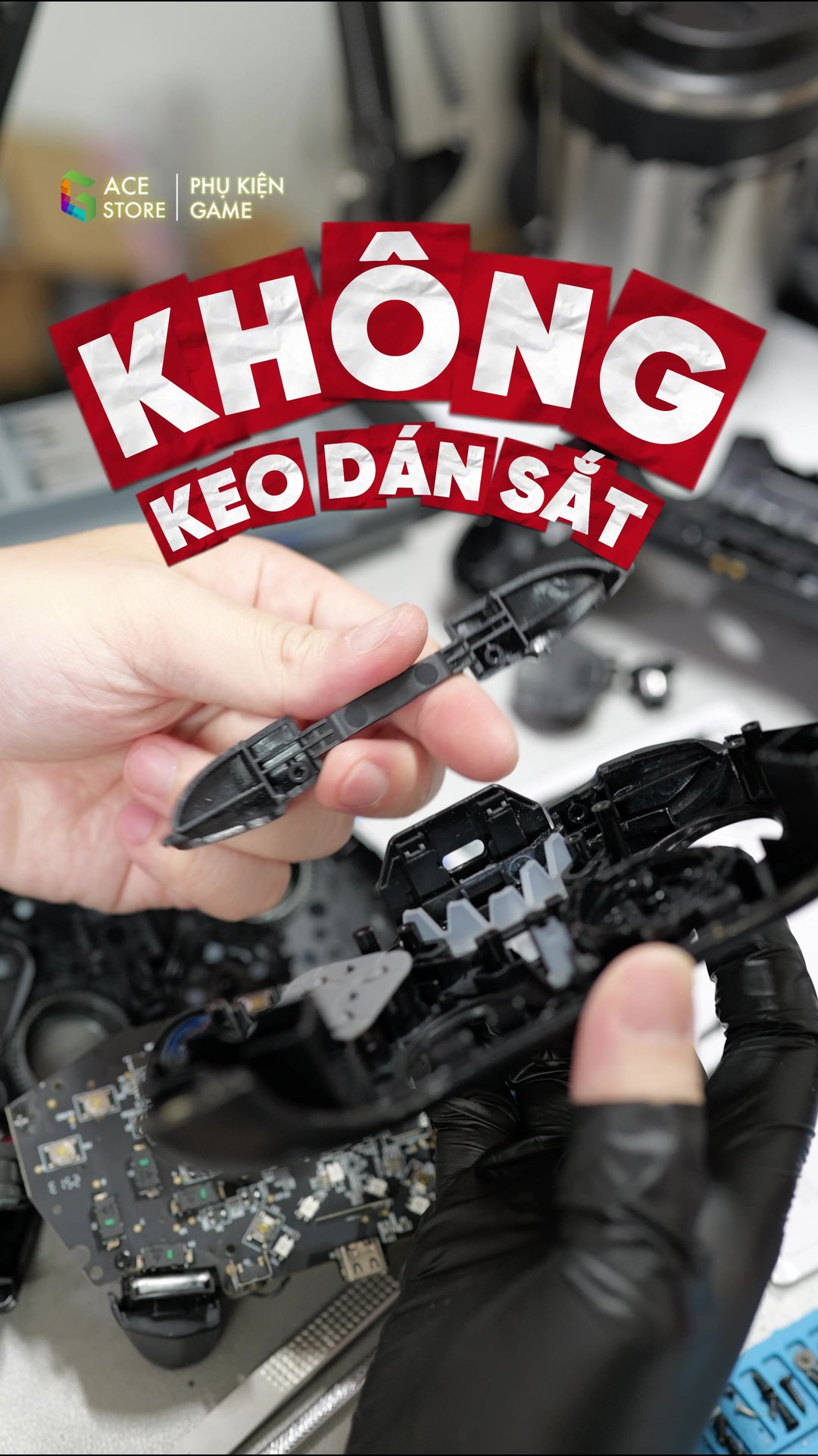 [Gace Store] Đừng tự sửa tay cầm tại nhà bằng keo dán sắt !! 🚨