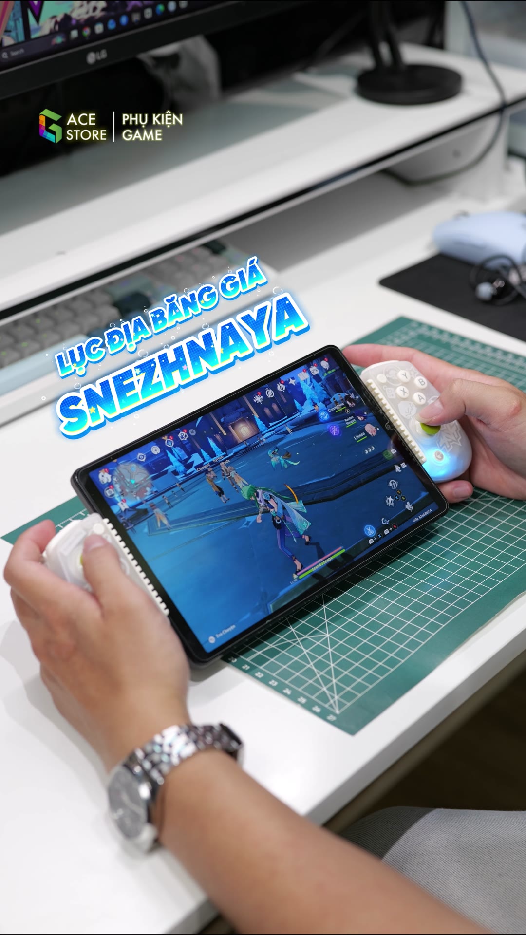 Trải nghiệm map mới Snezhnaya trong Genshin Impact cùng tay cầm GameSir X5s