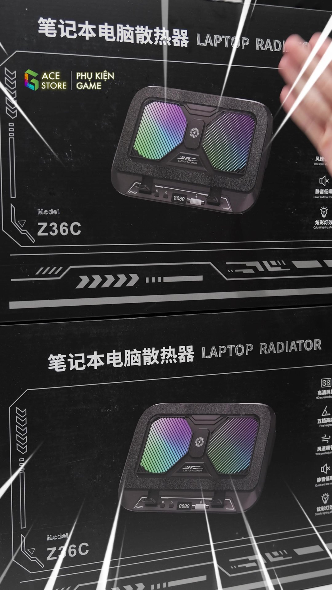 Hình 1 - Z36C Laptop Cooler