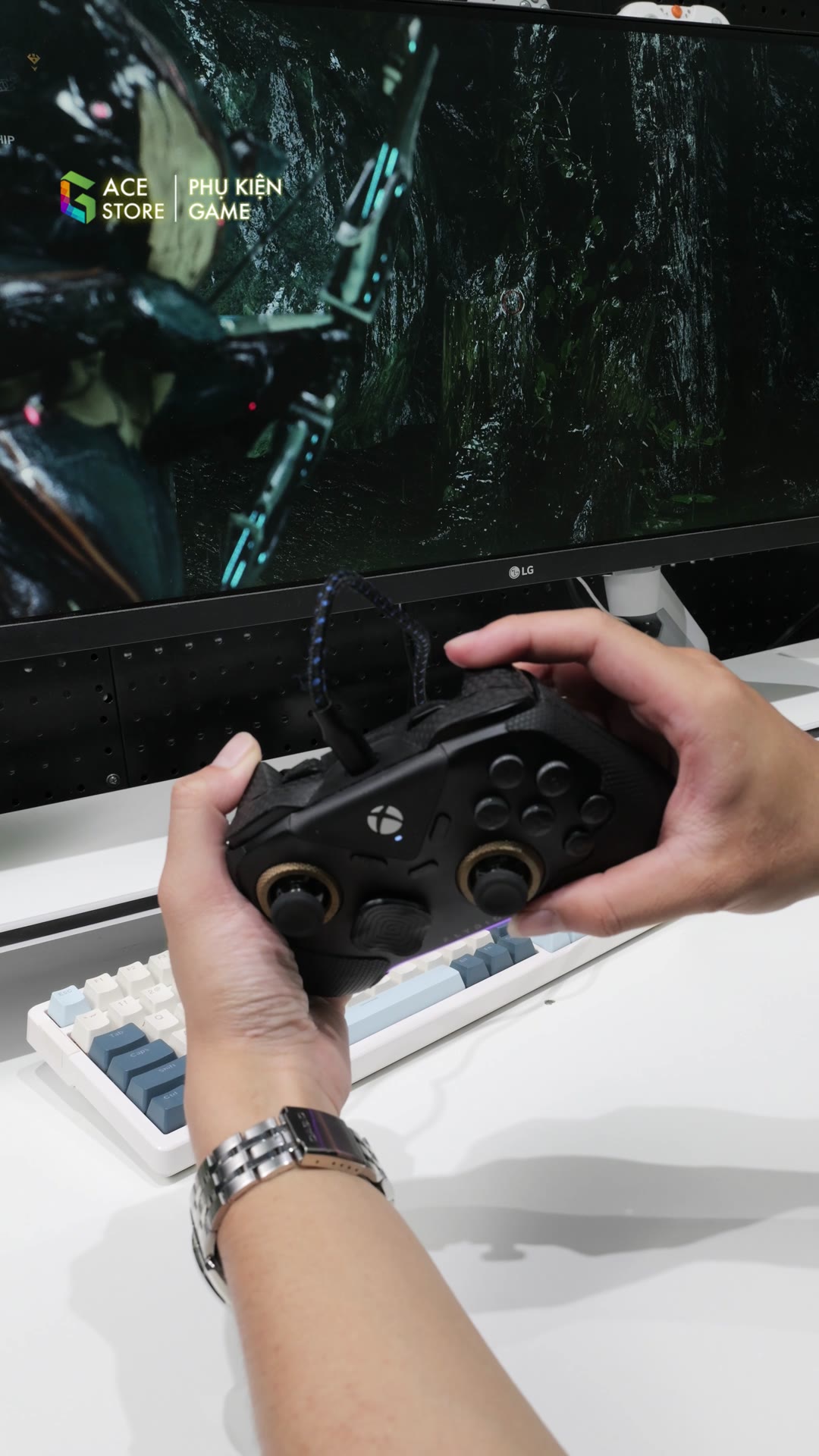 Người chơi game sử dụng Grips Tape