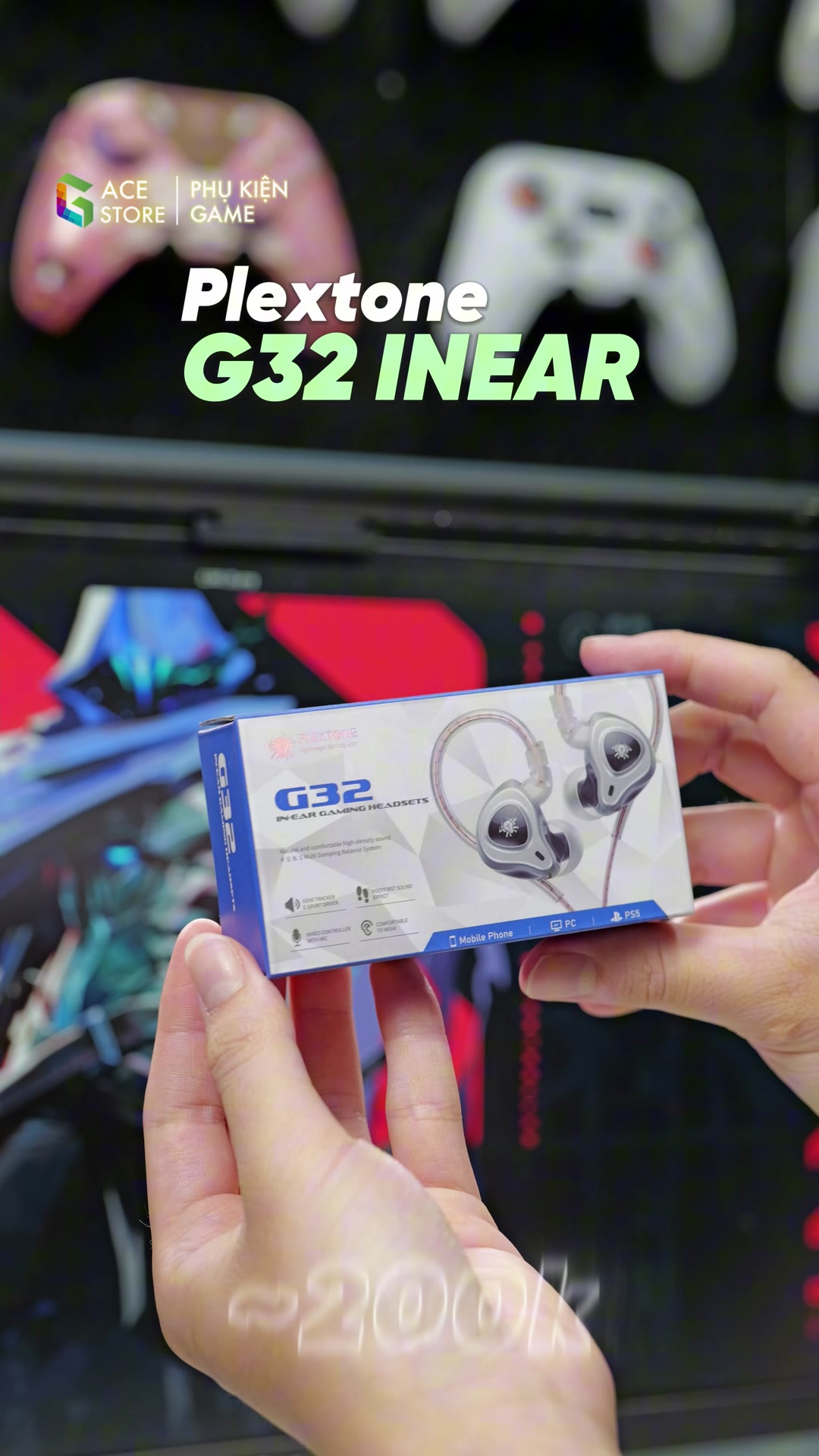 Plextone 632 Inear cho mobile gaming