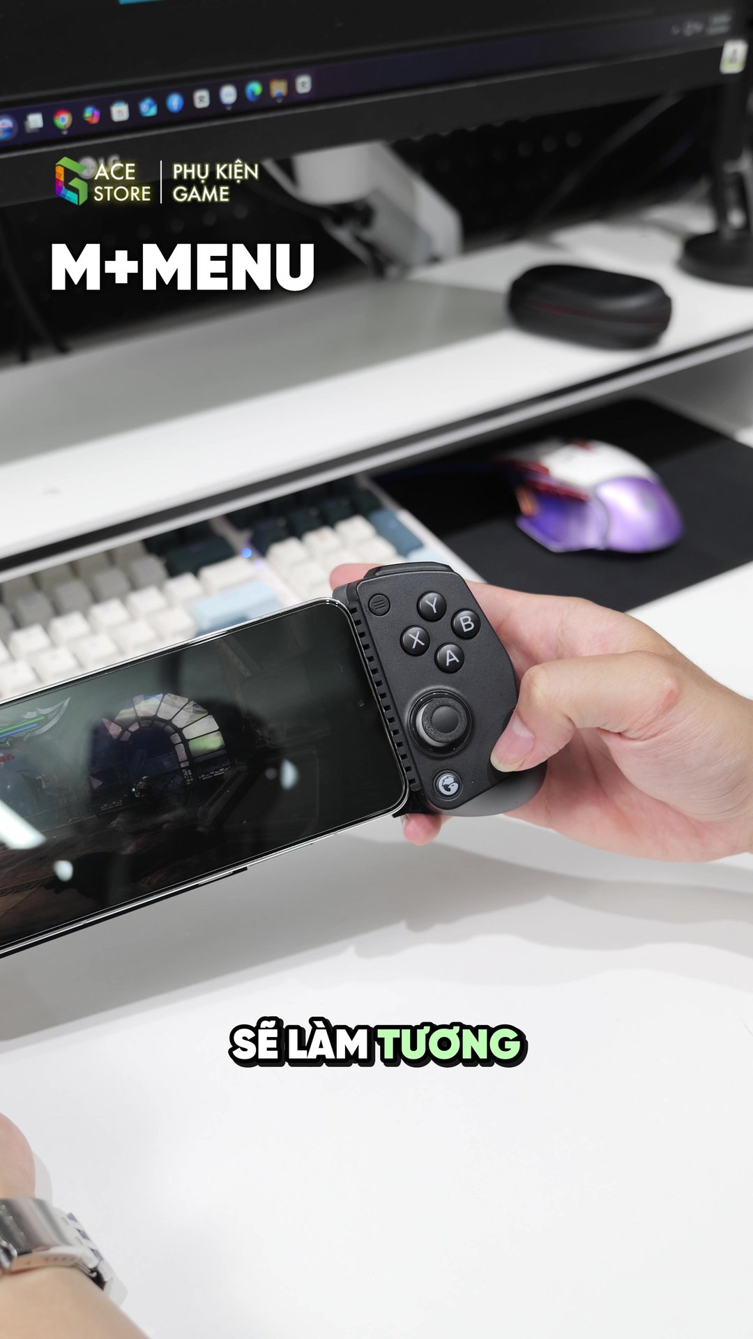 Thao tác tắt LED trên GameSir X5S